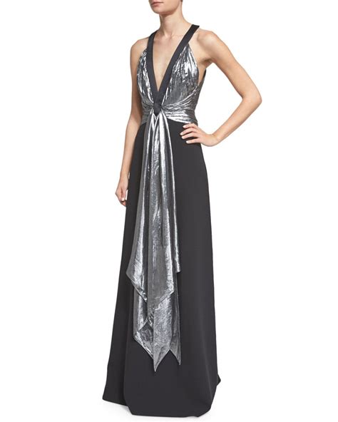 michael kors black gown|Michael Kors formal gowns.